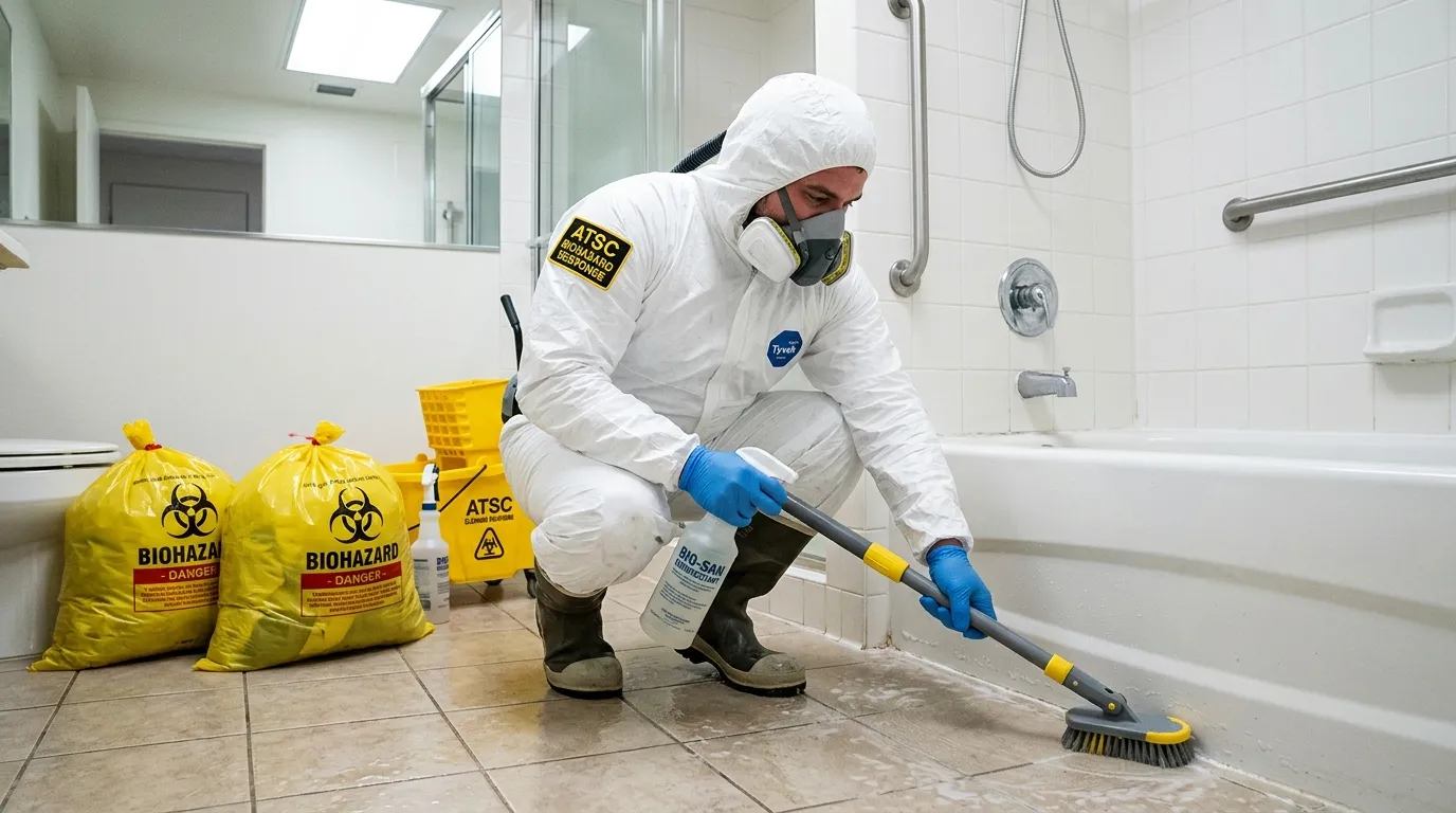 Decontamination equipment deployed for Blood Cleanup in Three Points